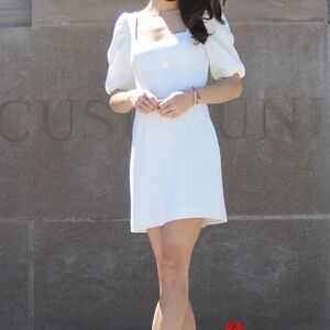 French Connection White Summer Dress
